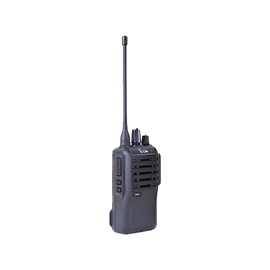 Portable Radio 400-470 MHz, 16 Channels, 4 Watts. Supplied with Battery, Belt Clip, Charger, and Antenna
