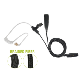Micrófono De Solapa de 2 Cables De Fibra Trenzada Serie SPM2300BF Para HYTERA X1e/p & PD6XX