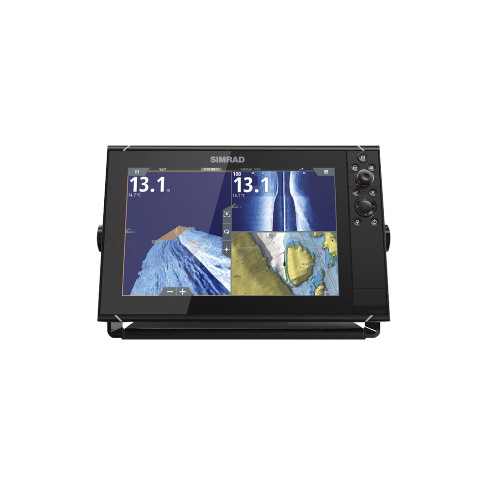 NSS12 evo3 12-inch display with GPS, sounder, Wi-Fi & HDMI out. Includes world basemap