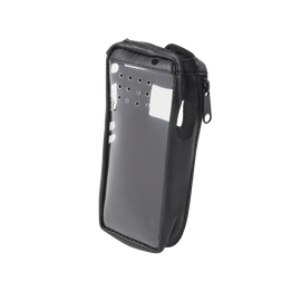Funda Reforzada de piel, lazo para cinto, ventana plástica y cierre lateral / IC-F3161DS, IC-F4161DS.