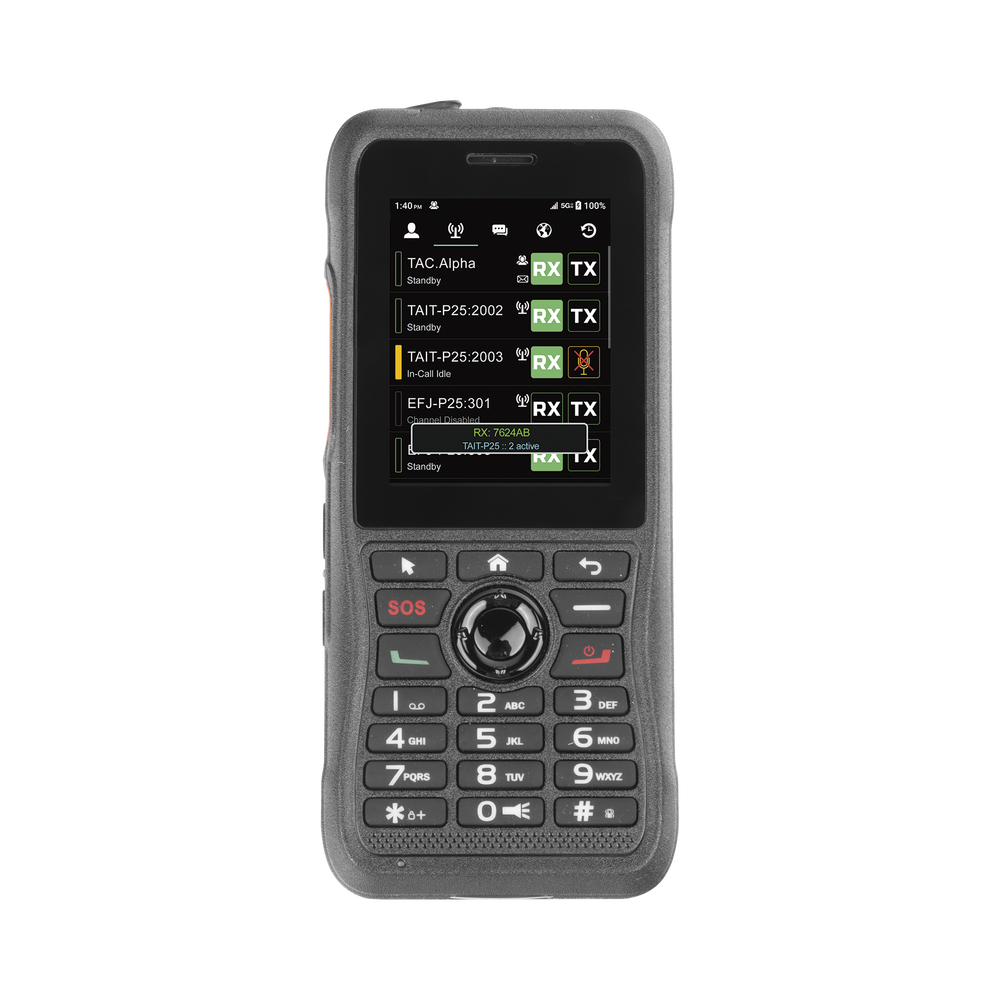 Dispositivo Android 3G/4G, Funciona como Celular, Llamadas, SMS, Compatible con NXRadio y abierto para otras plataformas PoC