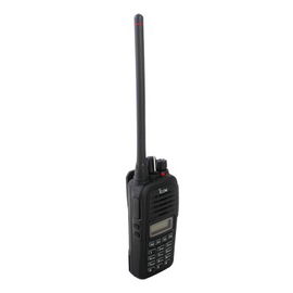 Analog Portable Radio with DTMF keypad, 5W, 128 Channels, IP67 Submersible, 136-174 MHz, Includes Rapid Desk Charger BC213