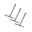 Juego de 3 Anclas con galvanizado por inmersión en caliente. Compatible con SBA60.