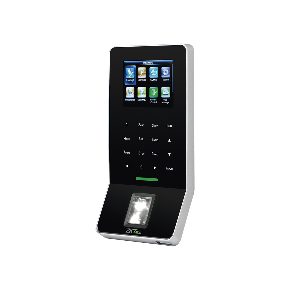Fingerprint reader / EM Card Reader / SILKID / ADMS / WiFi / Up to 3000 users / Touch Keyboard