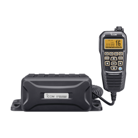 Compact radio higher capacity, 25 W . Supplied with: Microphone and power cable.