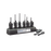 Multicargador rápido de escritorio de 6 cavidades para radios Motorola CP150 / CP200 / CP250 / EP450/ DEP450 / PR400/DEP450. Para uso con baterías Ni-Cd, Ni-MH, Li-Ion, Li-Po.