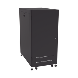 Gabinete Profesional para Telecomunicaciones de 24UR, 600 mm de Ancho x 1000 mm de Profundidad.