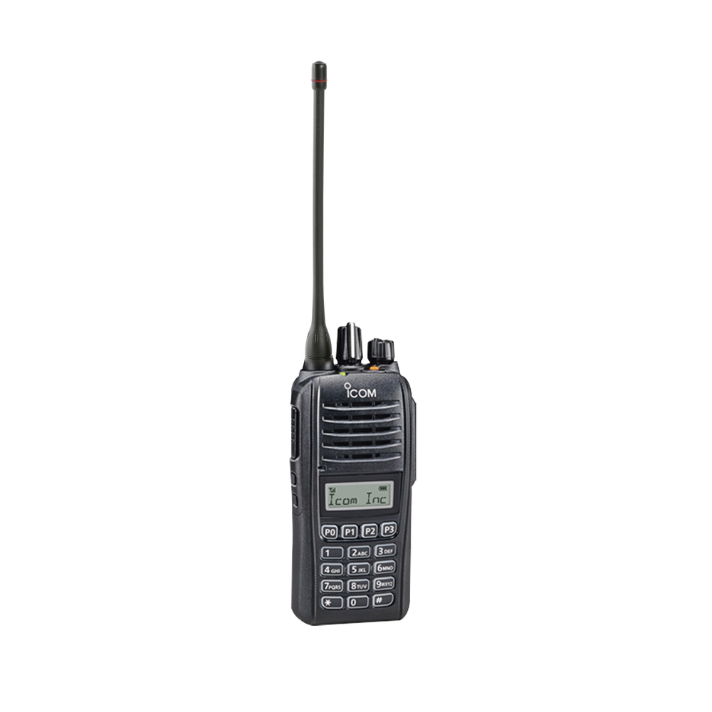 Portable Digital ICOM Transceiver, Rx-Tx: 450-470MHz, type-D Trunking, Submersible IP67.