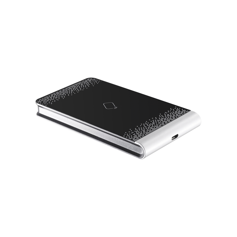 Hikvision -  DS-K1F100-D8E - Lector de tarjetas inteligentes - USB 2.0 - 125 KHz / 13.56 MHz - 200mA - Power/ Communication -  ISO 14443 Tipo A / B Estándar e ISO 7816 Estándar