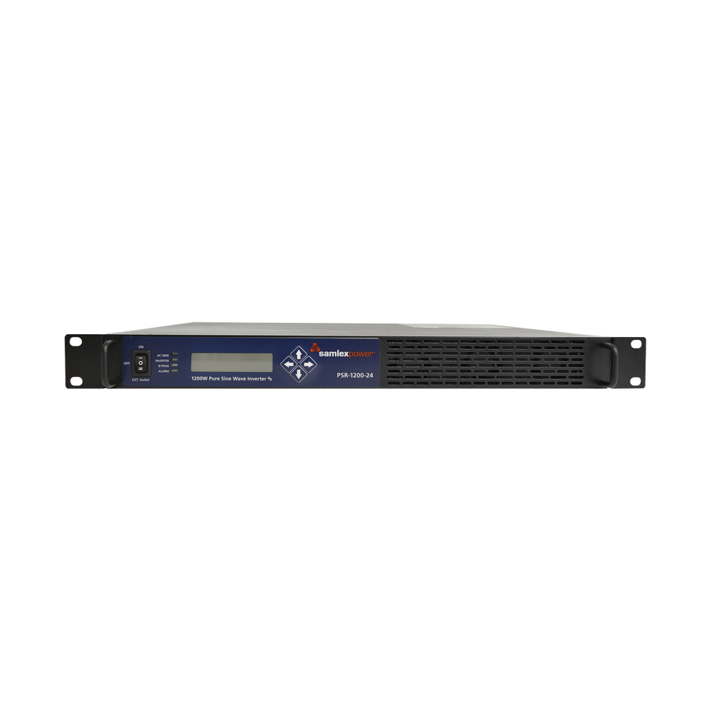 Inversor de corriente Onda Pura Montaje en rack 1U 1200W, 24 VCD- 120 VCA, 50/60 Hz