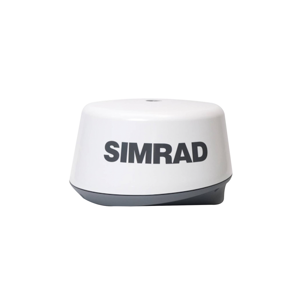 Broadband 3G ™ Radar for Simrad NSO / NSE / NSS series Includes scanner, 20 m scanner cable, RI10 interface box, yellow 1.8 m Ethernet cable