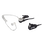 Kit de Micrófono-Audífono Comercial de 2 cables para KENWOOD NX-340/320/420, TK-3230/3000/3402/3312/3360/3170