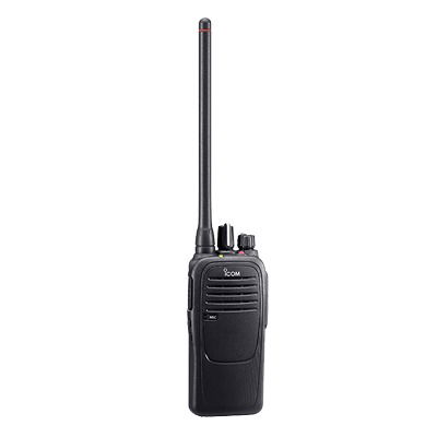 Portable analog radio, (N) 12.5KHz, 5 W, 16 Channels, Submersible IP67, 136-174 MHz. Supplied with Battery, Belt Clip, Charger, and Antenna.