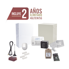 KIT de Alarma con 2 AÑOS de Comunicación Ilimitada 4GLTEM / 5G