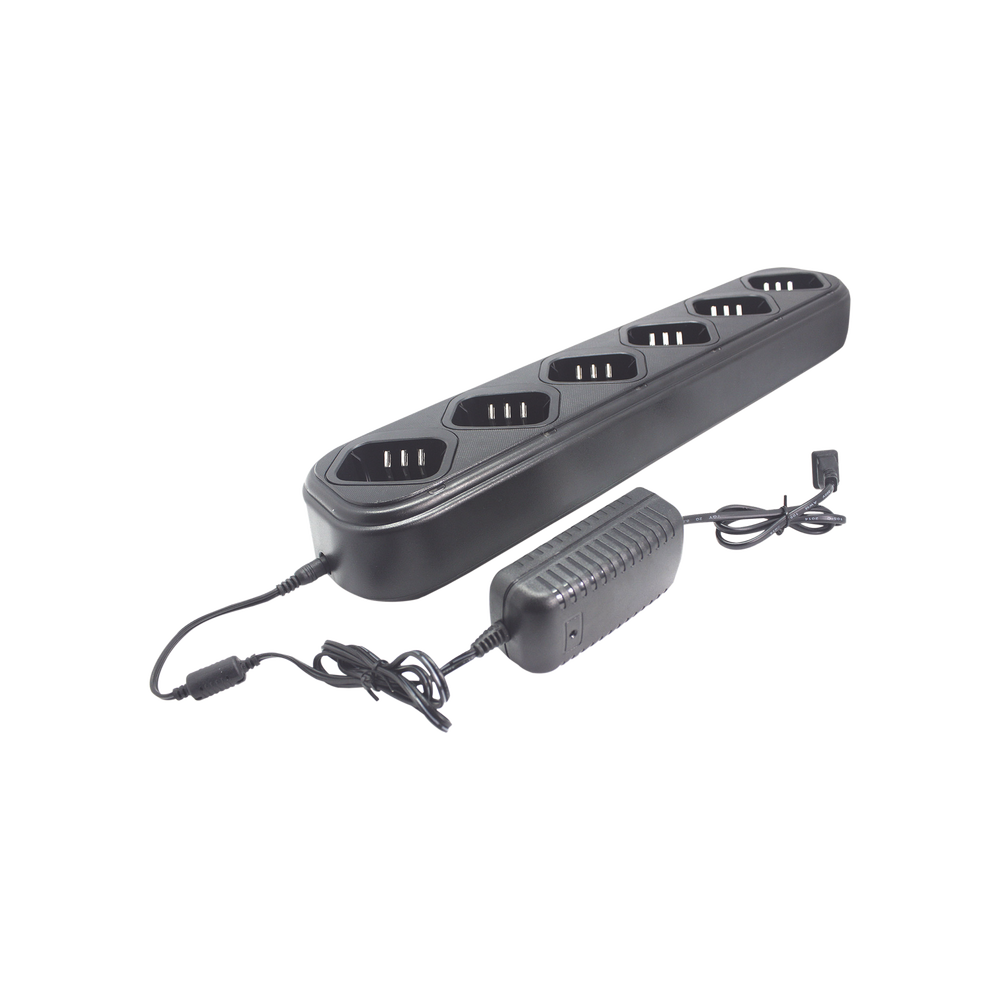 Multi-charger for 6 Units for Radio Models TX50A / TXR58A with Adapter