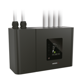 VESDA Air Sampling Analyzer, Up to 21,520 sq. ft Coverage, 919 ft of Pipe, Up to 4 Pipes and 3.5 Inch Screen.