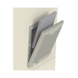Rejilla para Respiración de Gabinete tipo LPFORTE con Filtro, para ventilador de 12 x 12 cm