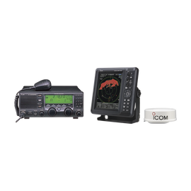 kit of radio base HF ICM700pro and marine radar of 36NM with color display unit of 10.4-inch.