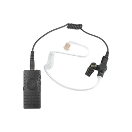 PTT inalámbrico con tubo acústico para radios Icom con Bluetooth interconstruido