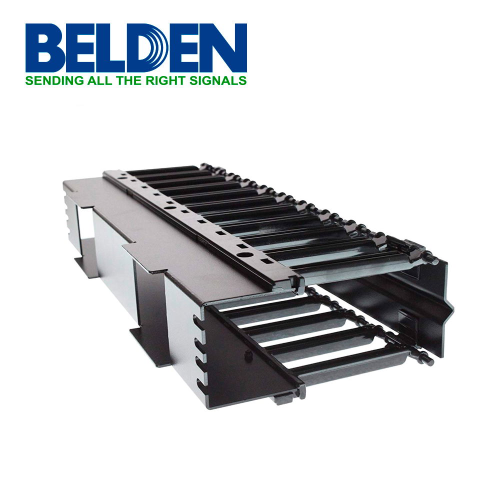 ORGANIZADOR HORIZONTAL BELDEN BHH192UR 2 UR DEDOS MOLDEADOS DE ACERO Y PLASTICO NEGRO ORGANIZADOR HORIZONTAL BELDEN BHH192UR 2 UR DEDOS MOLDEADOS DE ACERO Y PLASTICO NEGRO
