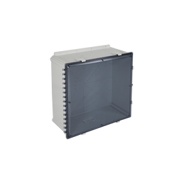 Gabinete de Policarbonato, IP66 para Uso en Interior o Exterior, Puerta Ahumada y Removible