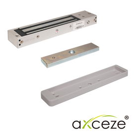 CHAPA MAGNETICA AXCEZE MODELO AX-M620LDS CON SENSOR DE PUERTA FUERZA DE 600 LIBRAS