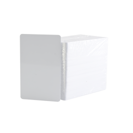 Paquete de 500 Tarjetas UltraCard 10 milesimas Grosor/ Adhesivas/ Imprimibles por un sólo lado / Para pegar sobre tarjetas/ CR80