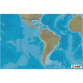M-SA-Y038-MS MAX-N+ mapas del caribe, centro y Sudamérica. Compatible únicamente con series GO, NSO y NSS.