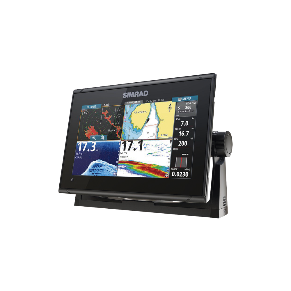 Simrad GO9 XSE Multi-function display with built in Echosounder, GPS and Wi-Fi. with TotalScan tranducer