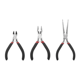 Juego de 3 Mini Pinzas de Corte de 5