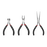 Juego de 3 Mini Pinzas de Corte de 5