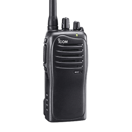 Portable Radio 136-174MHz, 16 Channel 5W, Supplied with Battery, Belt Clip, Charger, and Antenna.