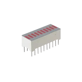 Barra Gráfica de 10 segmentos LED Rojos tipo LTA-1000