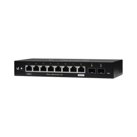 EdgeSwitch 10X Administrable de 8 Puertos Gigabit, PoE Passthrough + 2 Puertos SFP