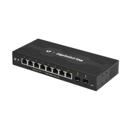 EdgeSwitch 10X Administrable de 8 Puertos Gigabit PoE Pasivo 24VDC + 2 Puertos SFP
