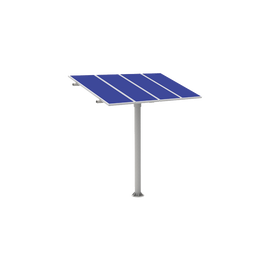 KIT (1X4) Montaje en poste para 4 módulos fotovoltaicos 1470 x 660 x 35mm