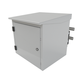Gabinete para Exterior con Ventiladores y Termostato con Rack de 19