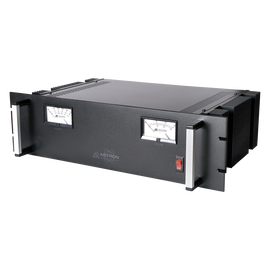 Fuente de poder  13.8Vcd, 35A, lineal regulada con circuito cargador de baterías, para instalación en rack
