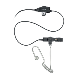Micrófono-Audífono de 1 cable con tubo acústico para Motorola DEP450, EP450, MAGONE y Hytera series TC500/600/700, PD506