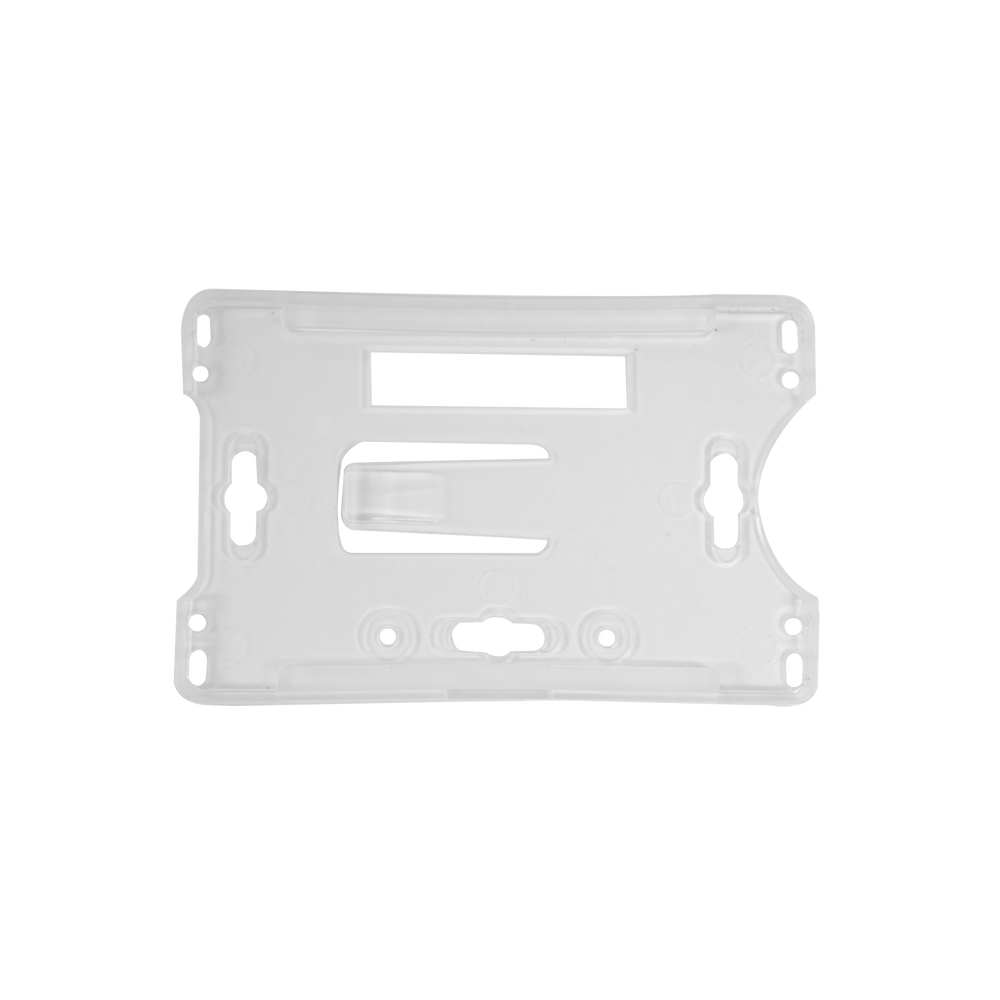 Porta tarjeta de plastico ABS / Transparente / Compatible con tarjetas ACCESSCARDEPC / PROCARDX