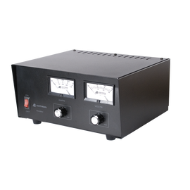 Fuente de poder 13.8Vcd, 35A, lineal, voltaje y corriente variable con medidores