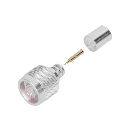 Conector N Macho de anillo plegable para cables RG-8/U (BELDEN 8237), RG213/U (8267), RG214 (8268).
