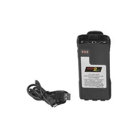 Batería Li-Po 2500 mAh para radios XTS2500/PR1500 con cargador interconstruido