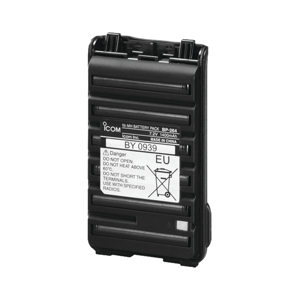 Ni-MH Portable Radio Battery Pack, 7.2 V at 1400 mA Capacity. For Desktop Charger BC192 and Optional Rapid Charger SBC193 (EPCOM).