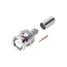 BNC Macho de Anillo Plegable para Cable PROFLEX, RG-59/U, 75 Ohm, 28 mm.