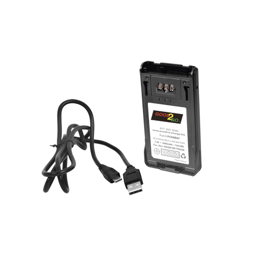 Batería Li-Ion 2000 mAh  para radios Kenwood NX200/300.
