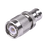 Adaptador en Línea, de Conector TNC Macho a BNC Hembra, Níquel /Oro /Teflón.