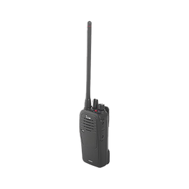 Portable Digital ICOM Transceiver, Rx-Tx: 136-174MHz, type-D Trunking, Submersible IP67, Rapid Charger not Included.