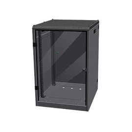 Gabinete de Piso con Puerta Acrílica con Estructura Rack 19