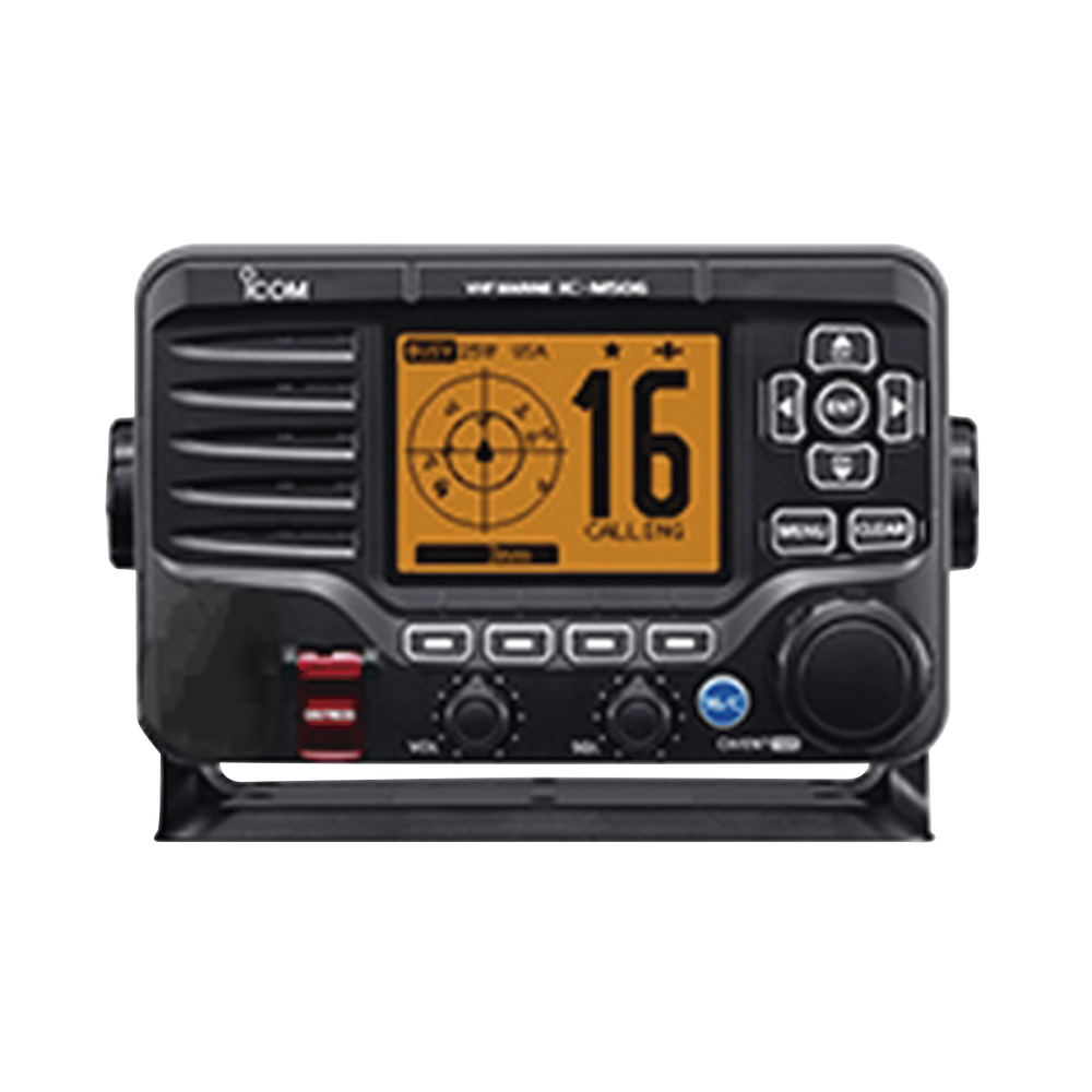 VHF Marine Transceiver, 25W, Tx:156.025-157.425MHz, Rx:156.050-163.275MHz, Include AIS Receiver and NMEA 2000 Connector. Microphone and Mounting Bracket Included